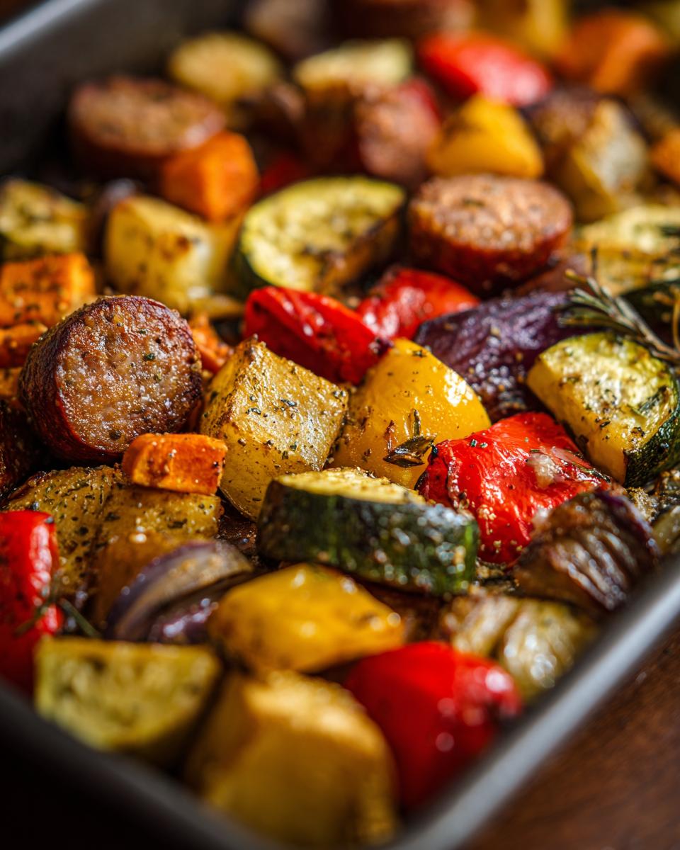 Amazing 10-Minute Air Fryer Chicken Sausage & Veggies 7 10-Minute Air Fryer Chicken Sausage and Veggies - detail 3