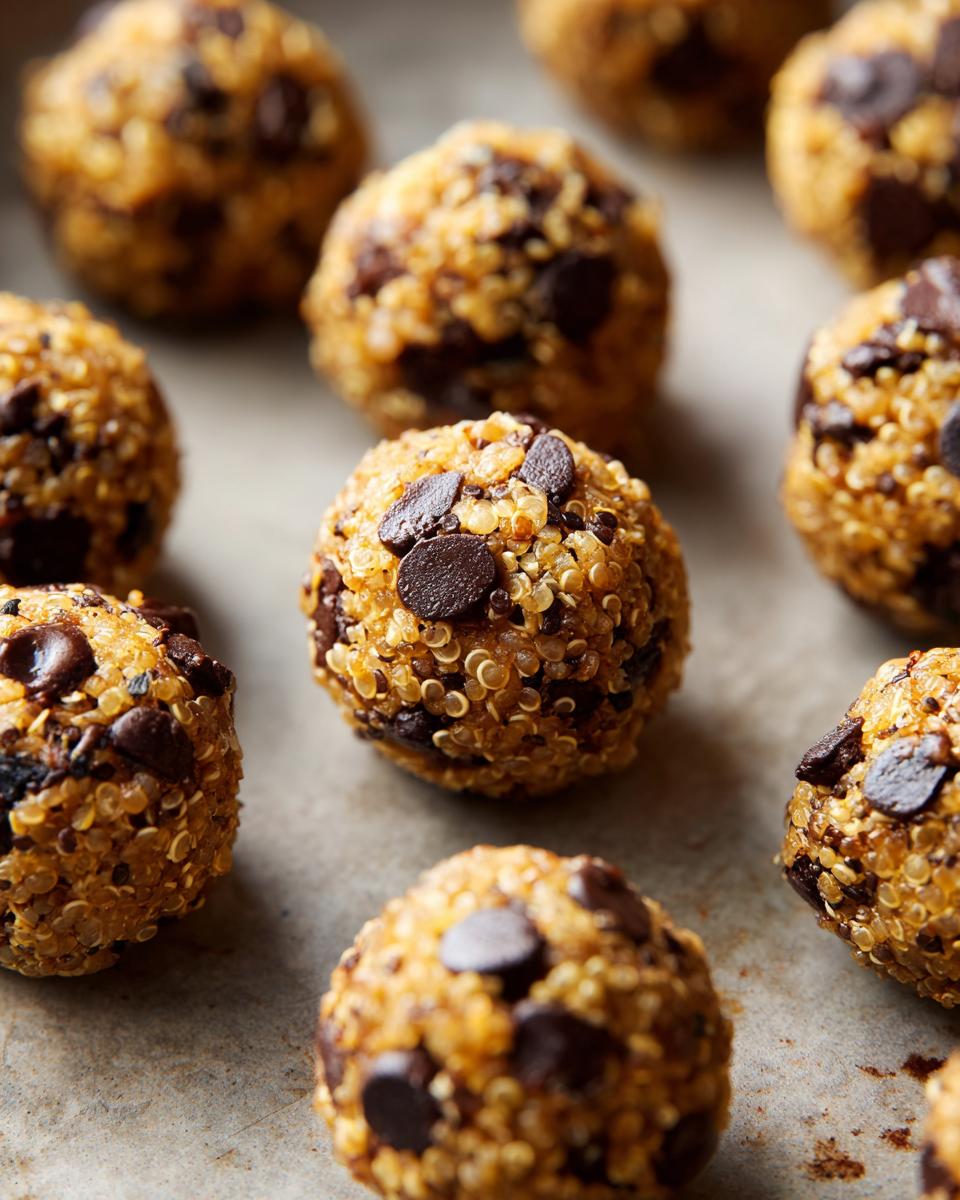4-Ingredient Dark Chocolate Quinoa Bites - detail 2