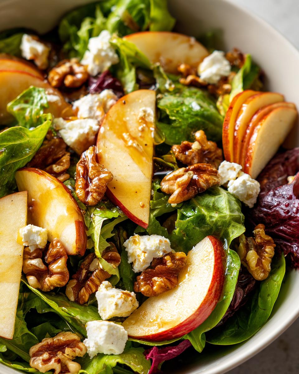 Sensational Autumn Harvest Honeycrisp Apple & Feta Salad 7 Autumn Harvest Honeycrisp Apple and Feta Salad - detail 3