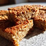Banana Oatmeal Bars for Breakfast or Snacks