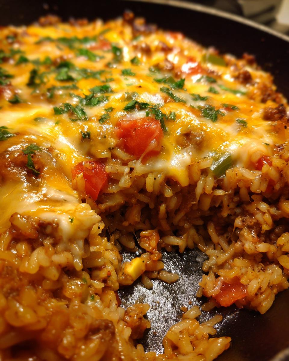 Cheesy Hamburger Rice Casserole for Family Dinners - detail 2