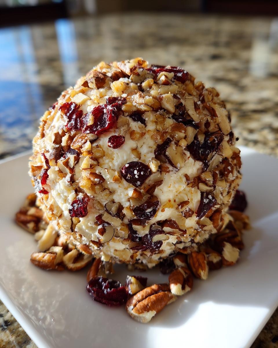 Amazing Cranberry Pecan Cheese Ball: Easy Holiday Hit 5 Cranberry Pecan Cheese Ball: The Holiday Appetizer I Make Every Year for Family Gatherings - detail 2
