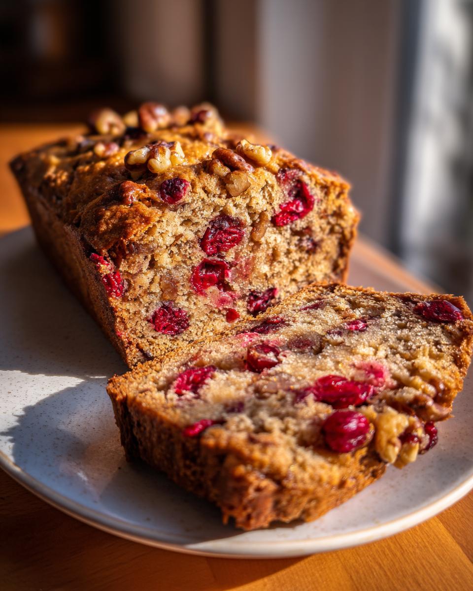 Cranberry Walnut Bread – Tart, Nutty & Perfectly Festive! - detail 2