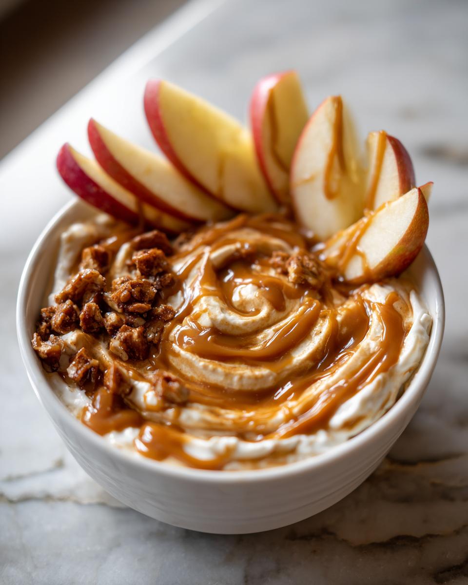 Cream Cheese Caramel Apple Dip - Easy Dessert Recipe! - detail 1