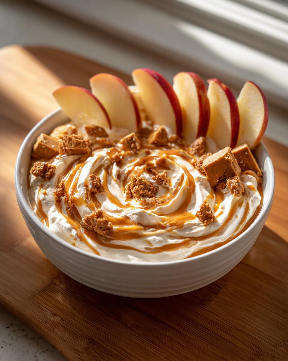 Cream Cheese Caramel Apple Dip - Easy Dessert Recipe! - detail 2
