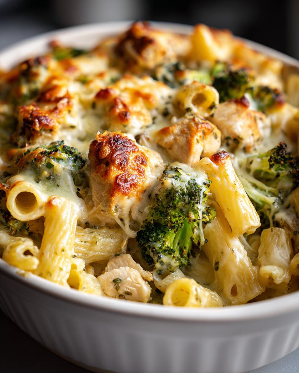Amazing Creamy Pesto Chicken Broccoli Pasta Bake 5 Creamy Pesto Chicken and Broccoli Pasta Bake - detail 1