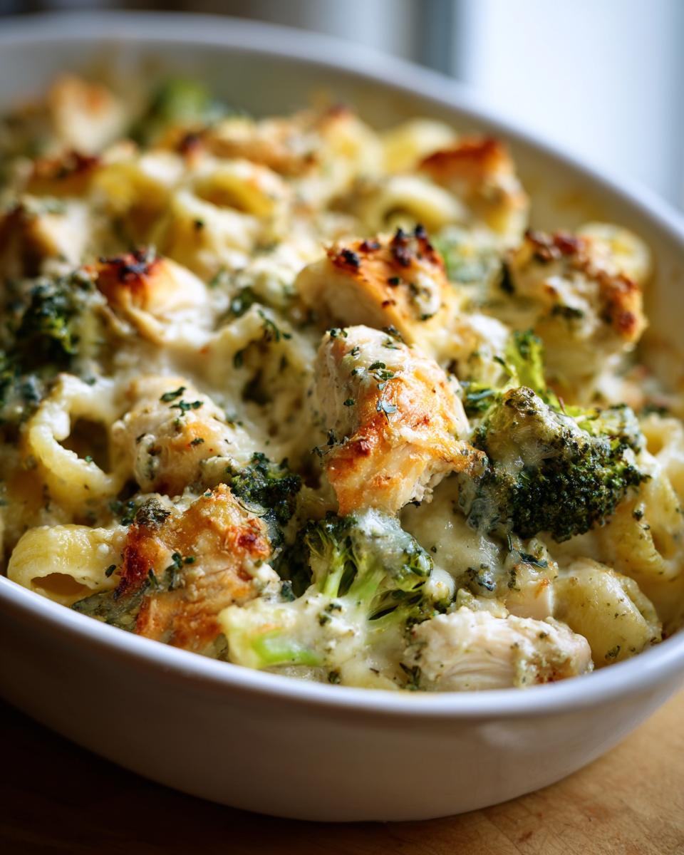 Amazing Creamy Pesto Chicken Broccoli Pasta Bake 7 Creamy Pesto Chicken and Broccoli Pasta Bake - detail 3