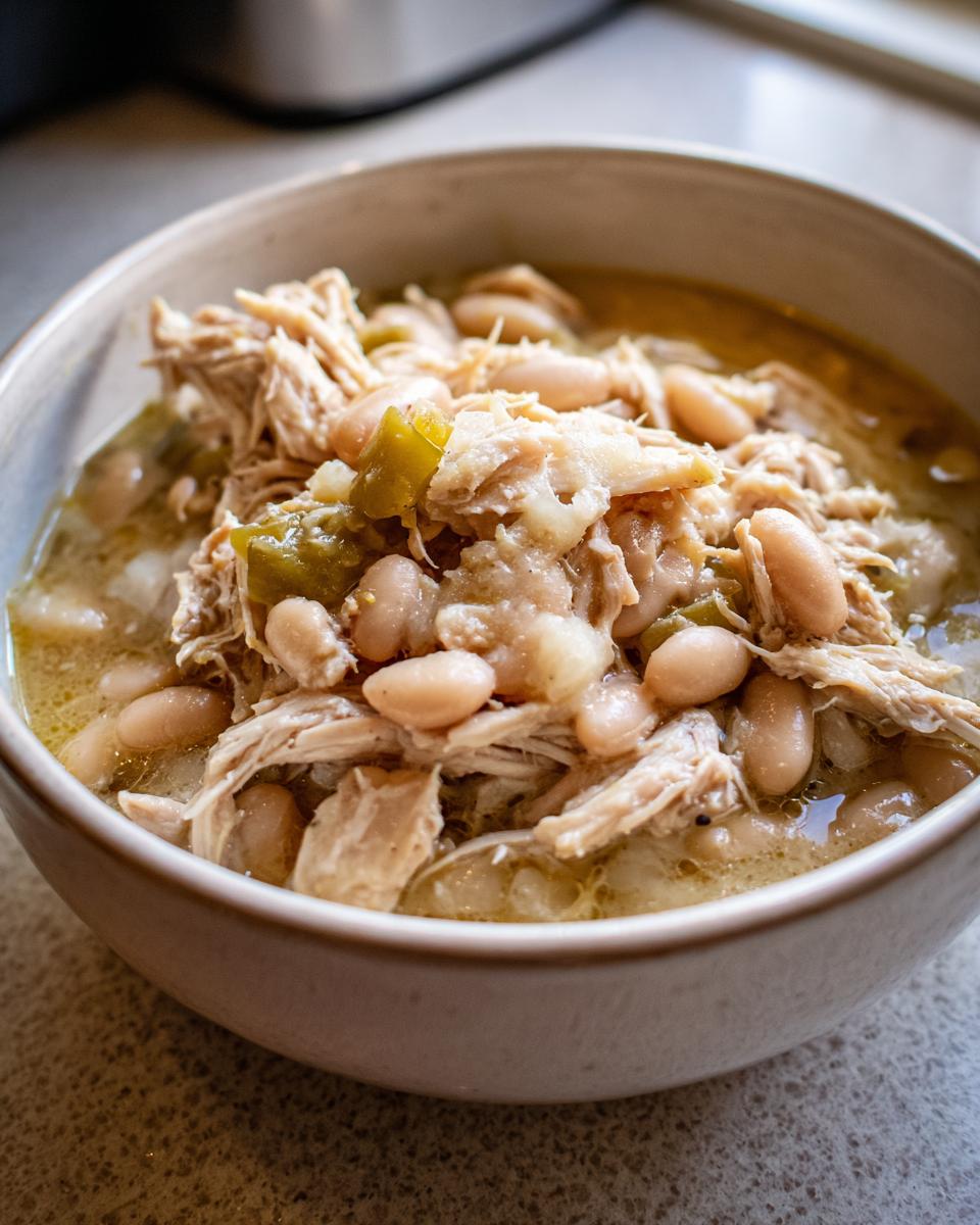 Hearty Creamy White Chicken Chili in Crockpot 5 Creamy White Chicken Chili in the Crockpot - detail 1