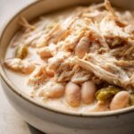 Creamy White Chicken Chili in the Crockpot