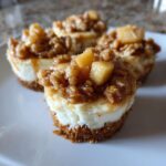 Easy Apple Crisp Mini Cheesecakes You Need to Try This Fall! 🍏