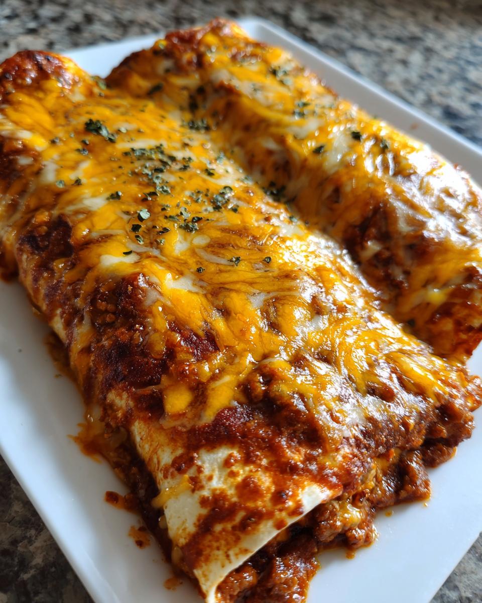 Easy Cheesy Ground Beef Enchiladas - detail 3