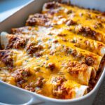 Easy Cheesy Ground Beef Enchiladas