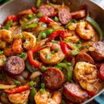 Easy Keto Shrimp and Sausage Skillet for Dinner