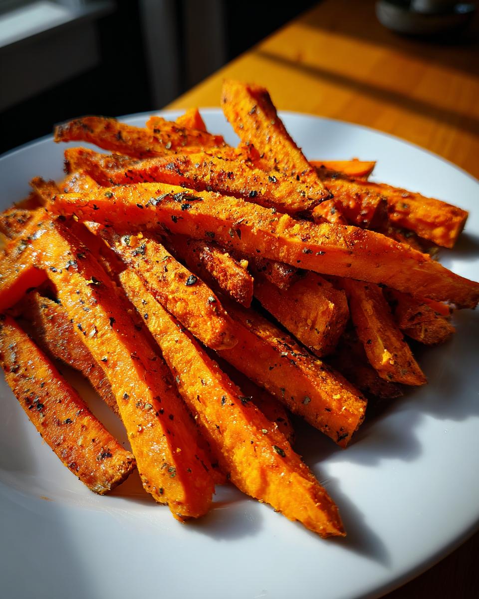 Crispy Easy Sweet Potato Fries (Healthy) in 15