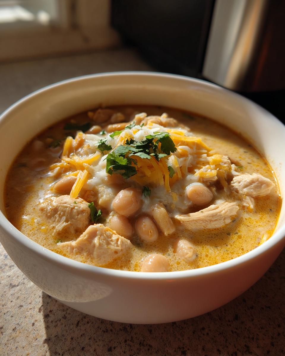 Easy White Chicken Chili for Fall - detail 2