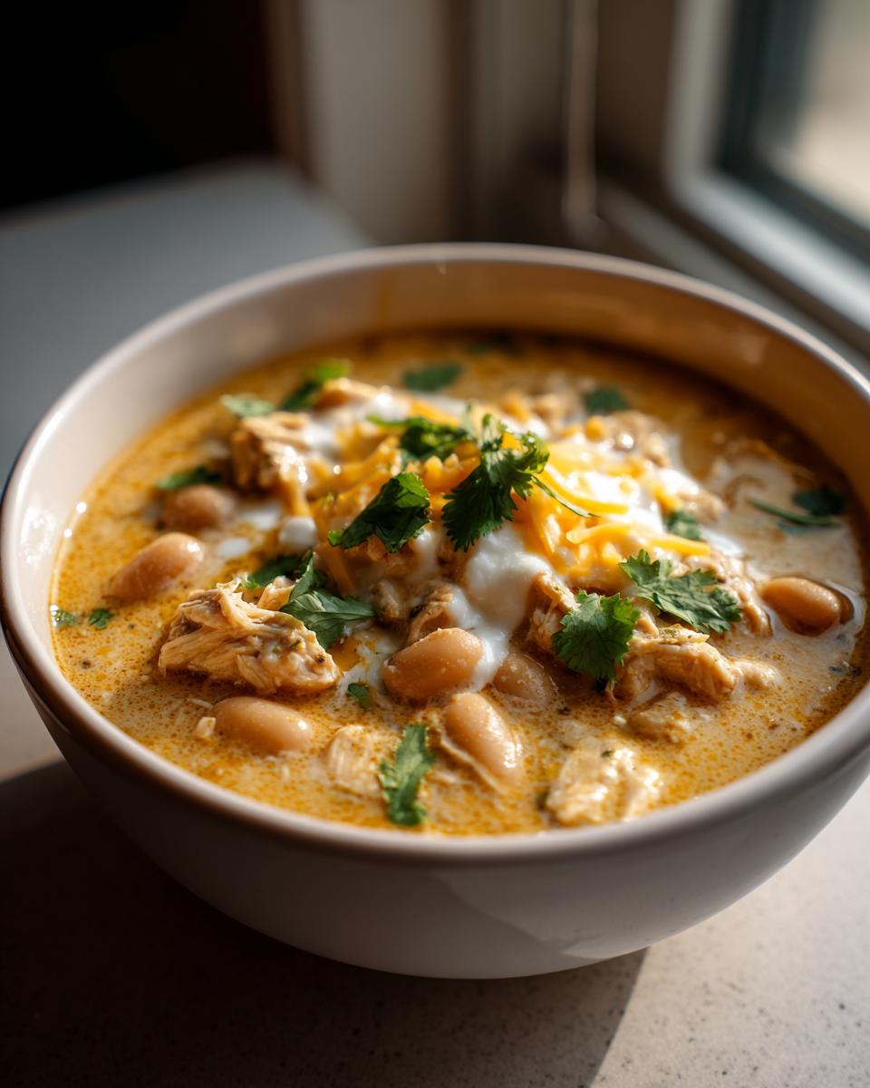 Easy White Chicken Chili for Fall - detail 3