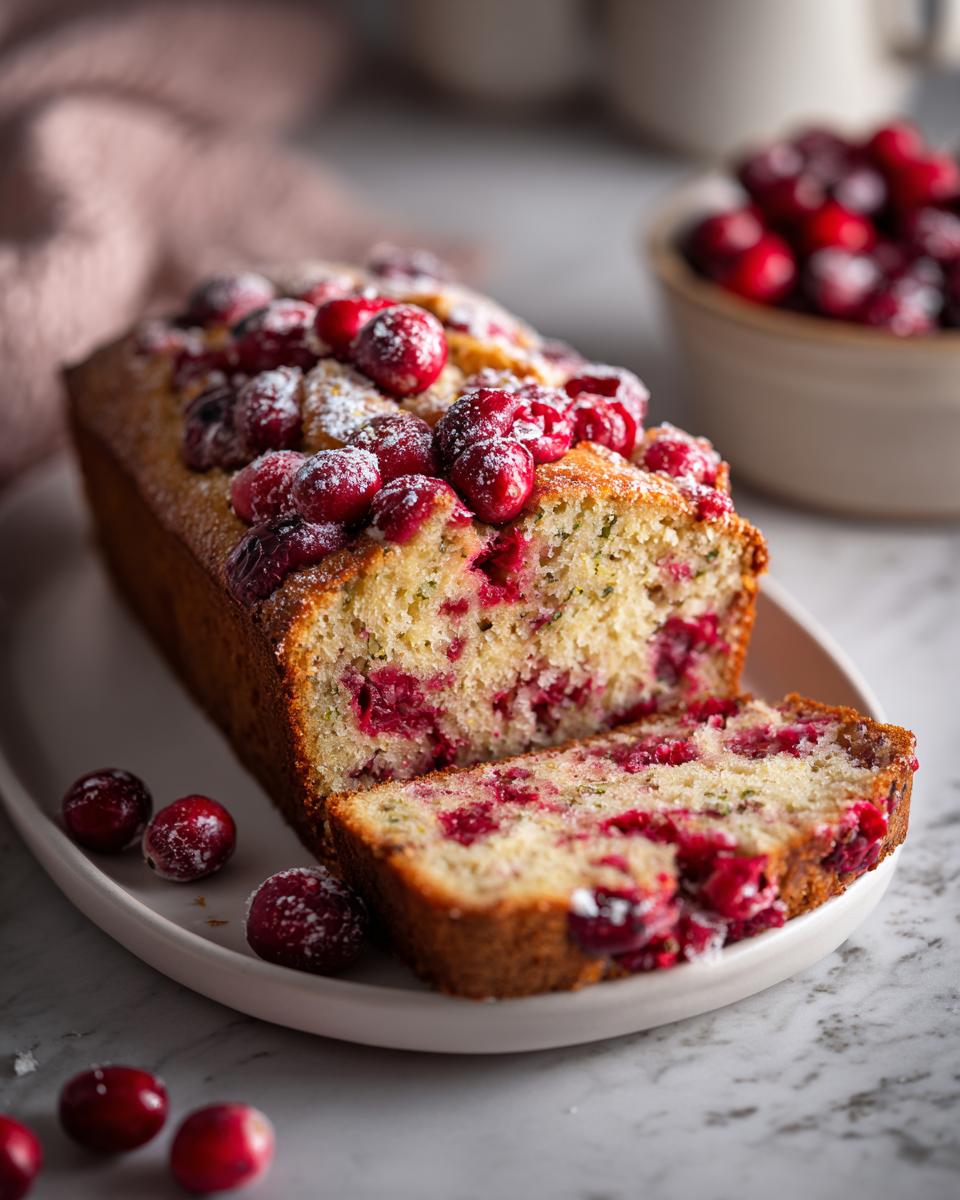 Amazing Festive Cranberry Cake 350 Calorie 5 Festive Cranberry Cake with Fresh Cranberries - detail 1