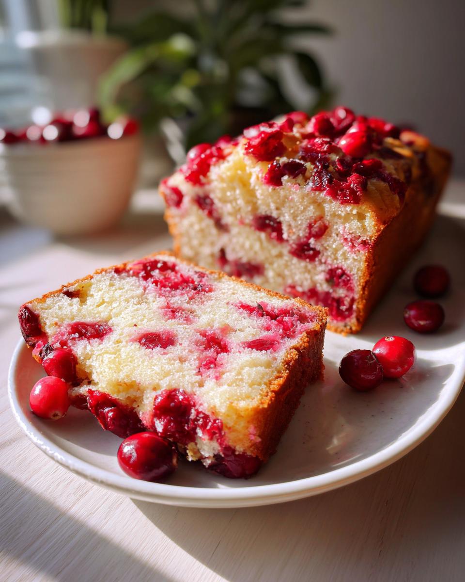 Amazing Festive Cranberry Cake 350 Calorie 7 Festive Cranberry Cake with Fresh Cranberries - detail 3