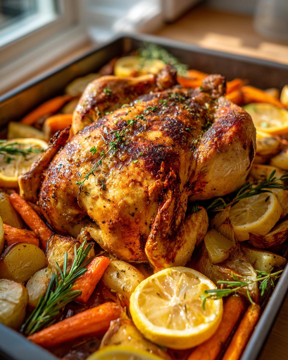 Glorious Lemon Herb Pot Roast Chicken: 1 Perfect Meal 7 Lemon Herb Pot Roast Chicken for Sunday Dinner - detail 3