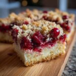Moist Christmas Cranberry Bars