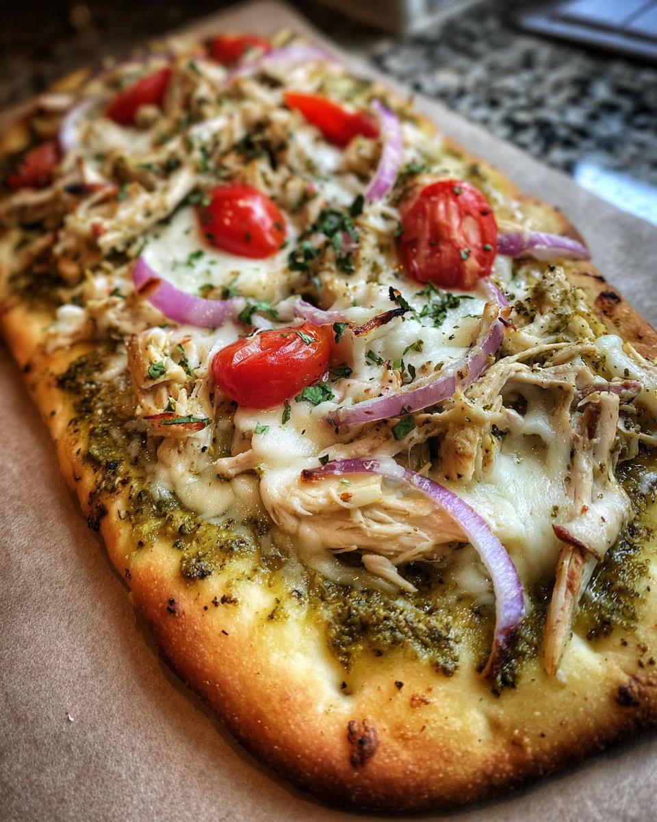 Pesto Chicken Flatbread: Easy and Delicious - detail 2