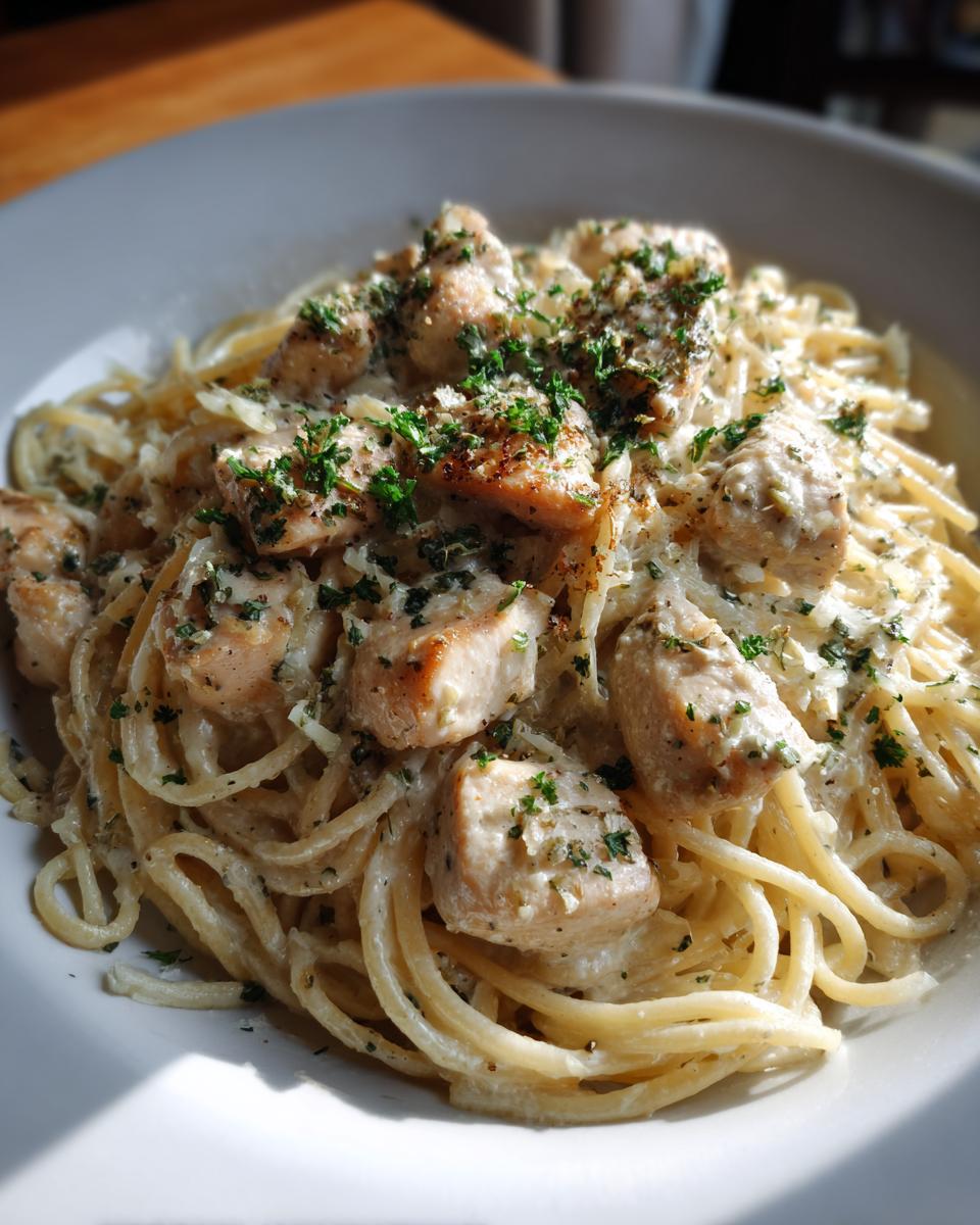 Quick and Delicious Garlic Parmesan Chicken Pasta - detail 1