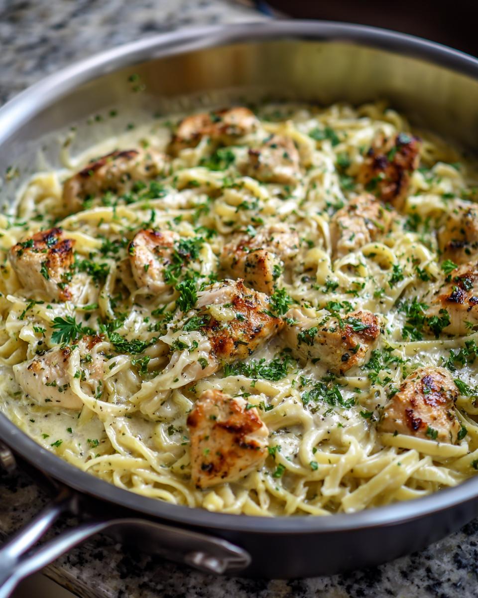 Quick and Delicious Garlic Parmesan Chicken Pasta - detail 2