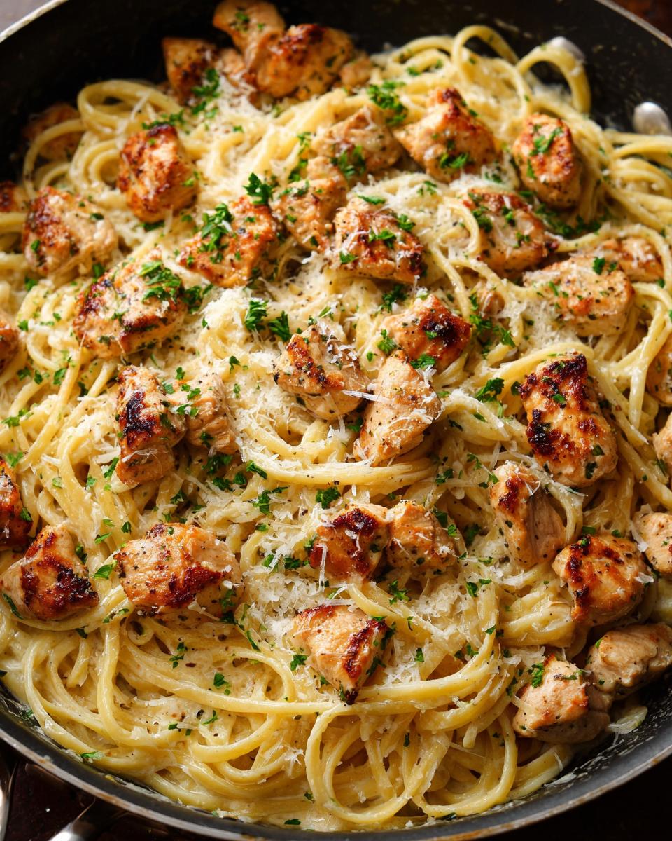 Quick and Delicious Garlic Parmesan Chicken Pasta - detail 3