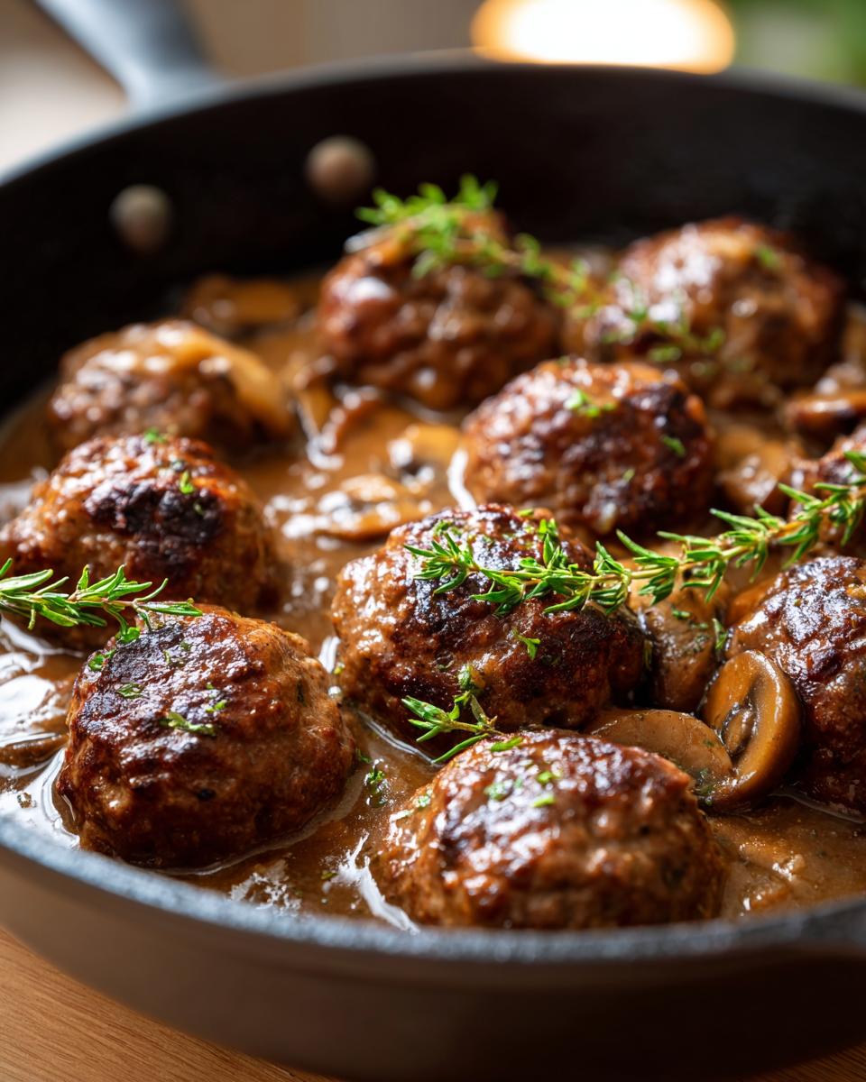 Amazing Slow Cooker Salisbury Steak Meatballs for Dinner 5 Slow Cooker Salisbury Steak Meatballs for Dinner - detail 1