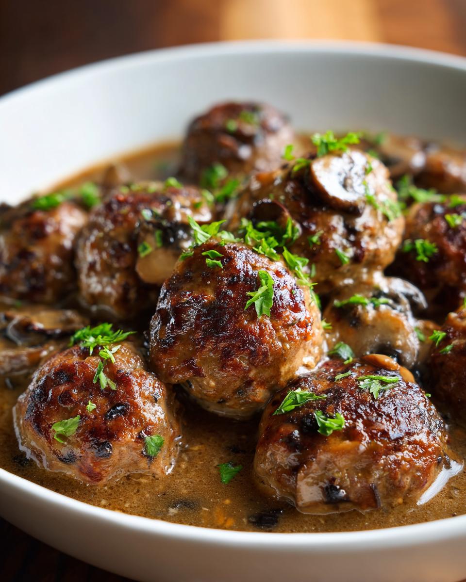 Amazing Slow Cooker Salisbury Steak Meatballs for Dinner 7 Slow Cooker Salisbury Steak Meatballs for Dinner - detail 3
