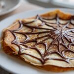 Spiderweb Crepes for a Spooky Halloween Breakfast