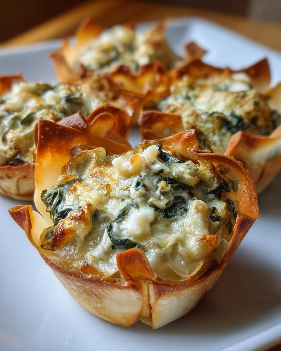 Amazing Spinach & Artichoke Wonton Cups: 10