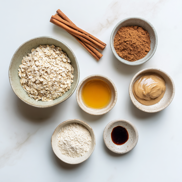 Amazing Cinnamon Roll Protein Bites: 10 Min Snack 5 Ingredients for cinnamon protein bites on white surface