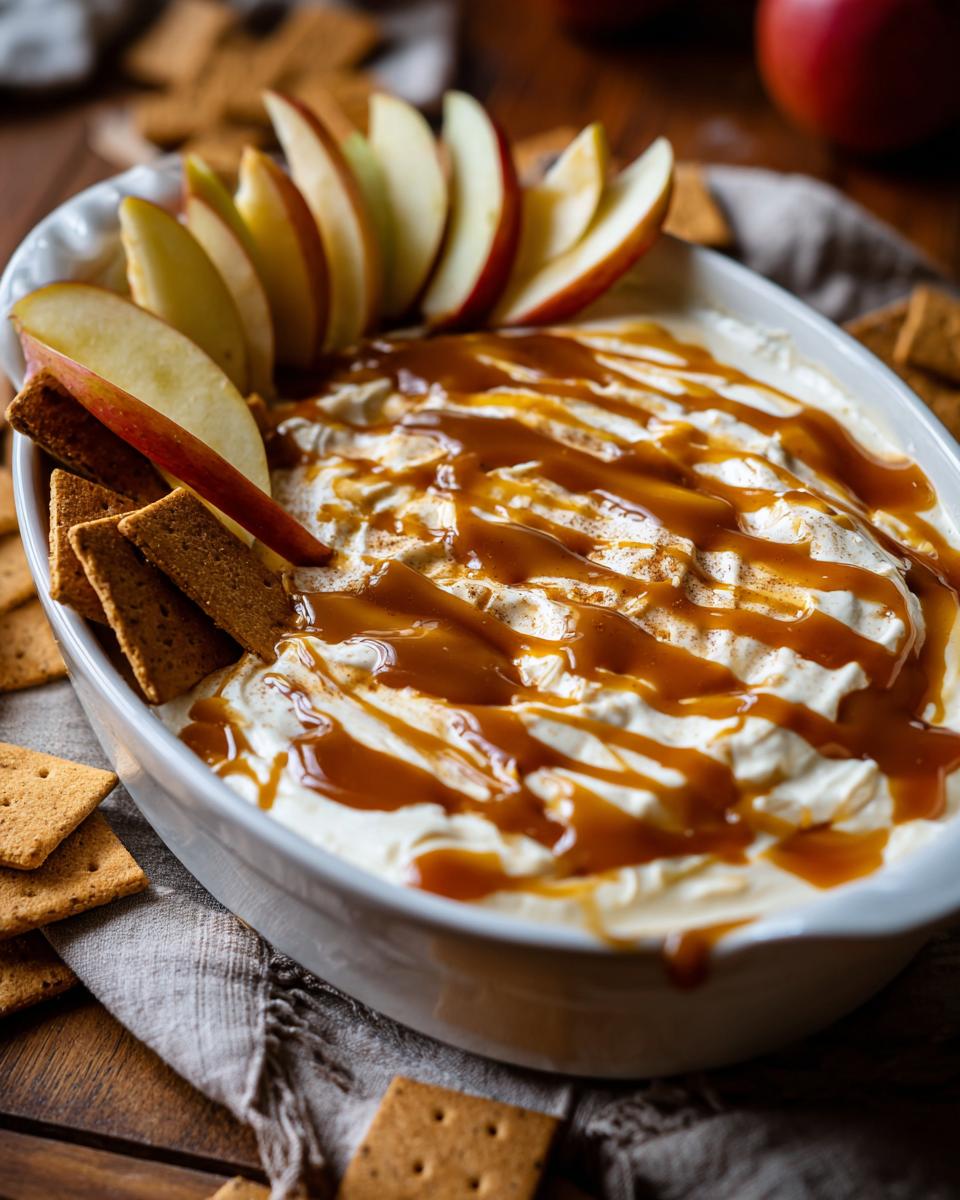 Amazing Caramel Apple Cheesecake Dip Recipe 4 Caramel Apple Cheesecake Dip Recipe – Easy Fall Party Dessert - detail 1