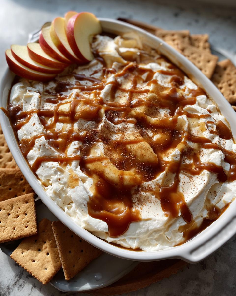 Amazing Caramel Apple Cheesecake Dip Recipe 5 Caramel Apple Cheesecake Dip Recipe – Easy Fall Party Dessert - detail 2