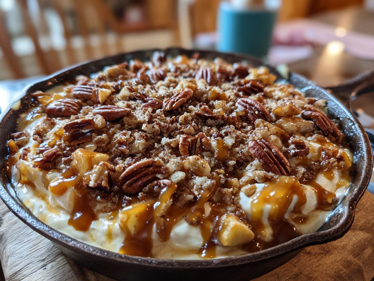 Caramel Apple Cheesecake Dip (Skillet) - detail 2
