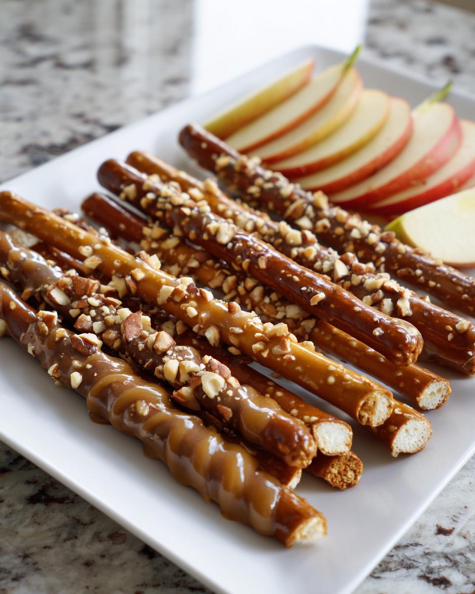 Caramel Apple Pretzel Treats - detail 1