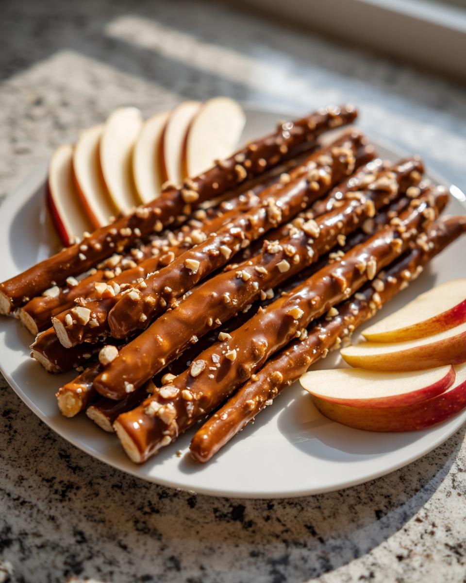 Caramel Apple Pretzel Treats - detail 2