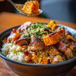 Chicken and Sweet Potato Rice Bowl