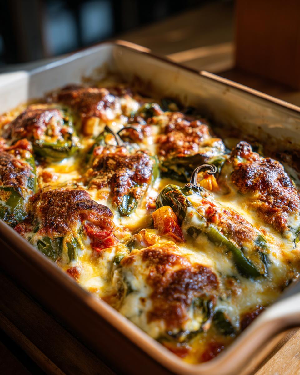 Amazing Chile Rellenos Casserole: 1 Dish Wonder 4 Chile Rellenos Casserole - detail 1