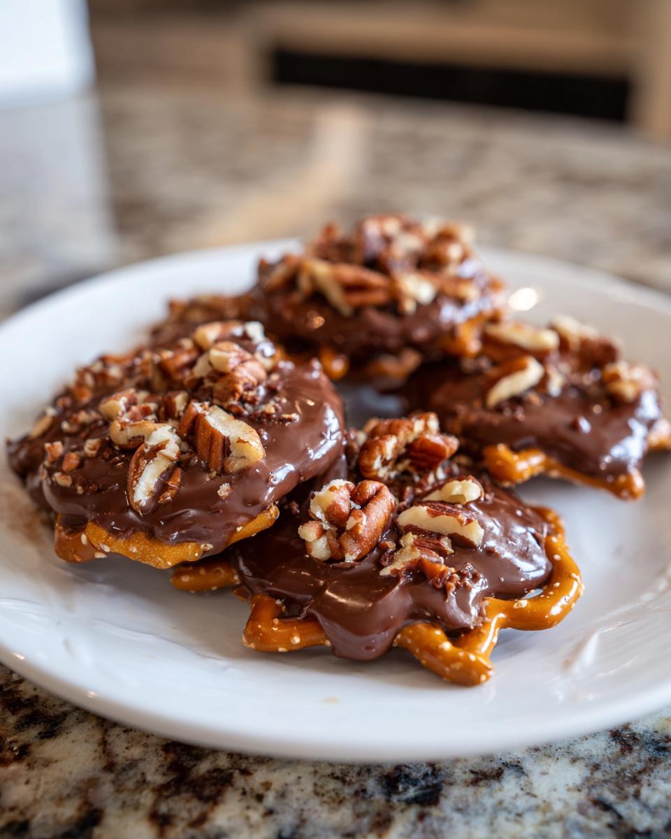 Amazing 3 Ingredient Chocolate Rolo Pretzel Turtles 5 Chocolate Rolo Pretzel Turtles - detail 2