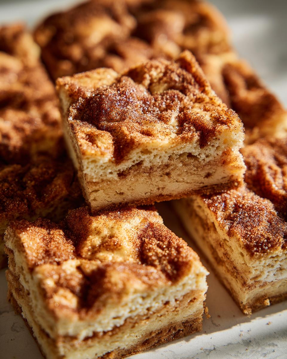 Cinnamon Sugar Churro Bars - detail 1
