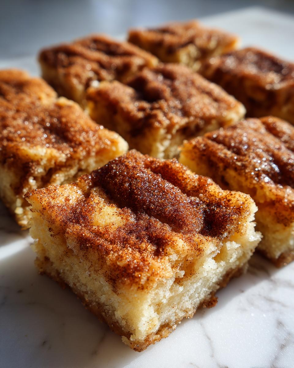 Cinnamon Sugar Churro Bars - detail 2