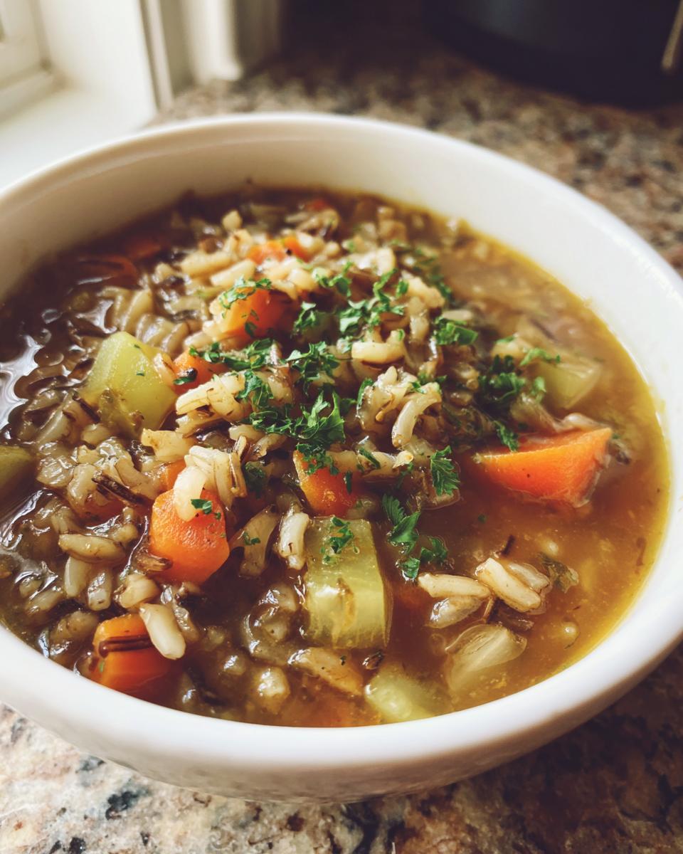 Cozy Autumn Wild Rice Soup: Warming and Flavorful - detail 1