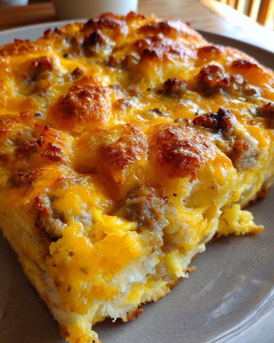 Crack Breakfast Casserole: 1 Divine Bake 5 Crack Breakfast Casserole – Cheesy, Savory & Totally Addictive! - detail 2