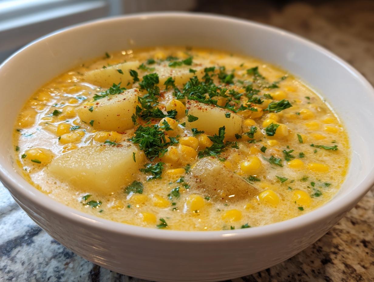 Creamy Corn Chowder - detail 3