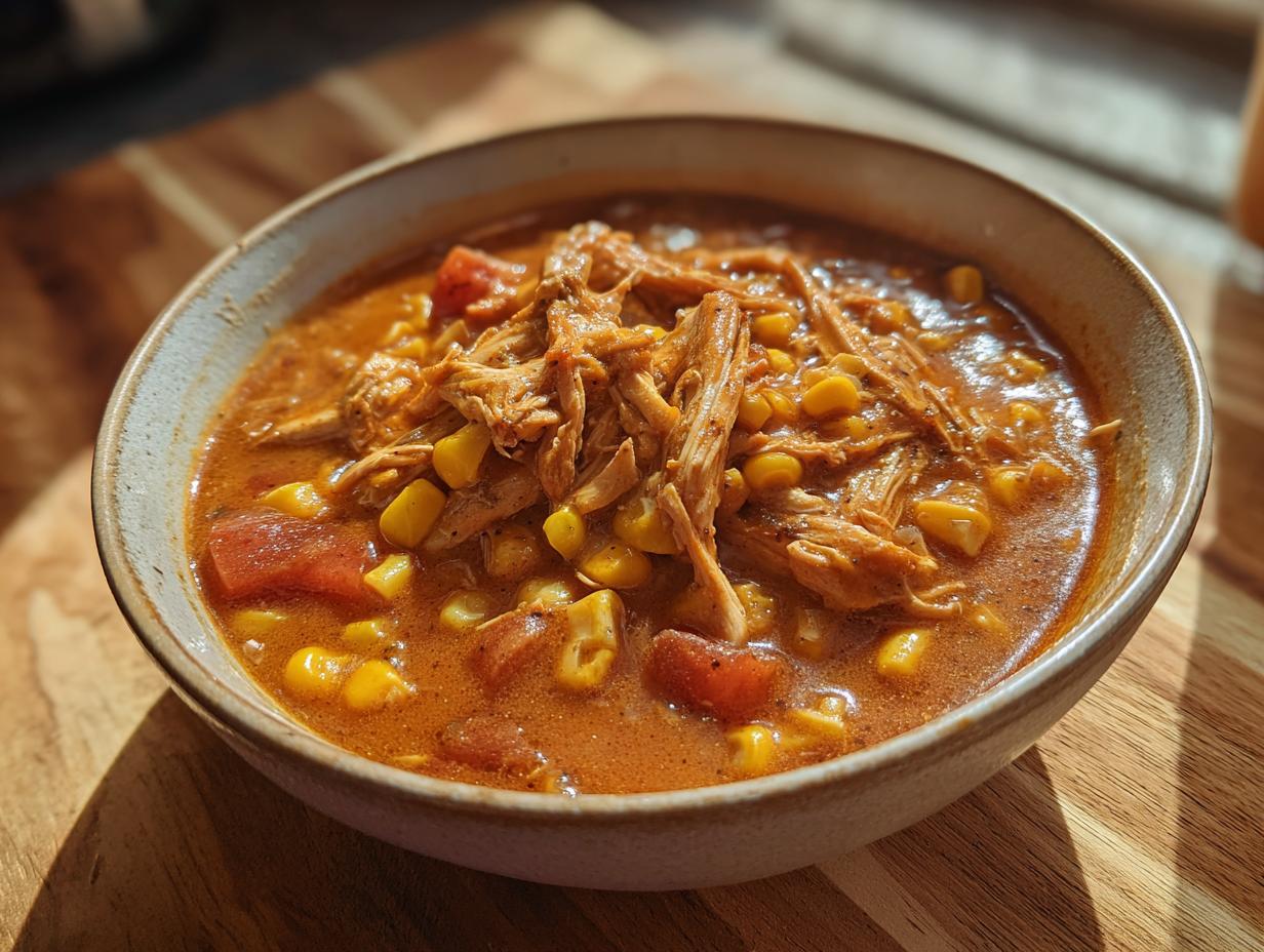 Crockpot Chicken Corn Chowder - detail 1