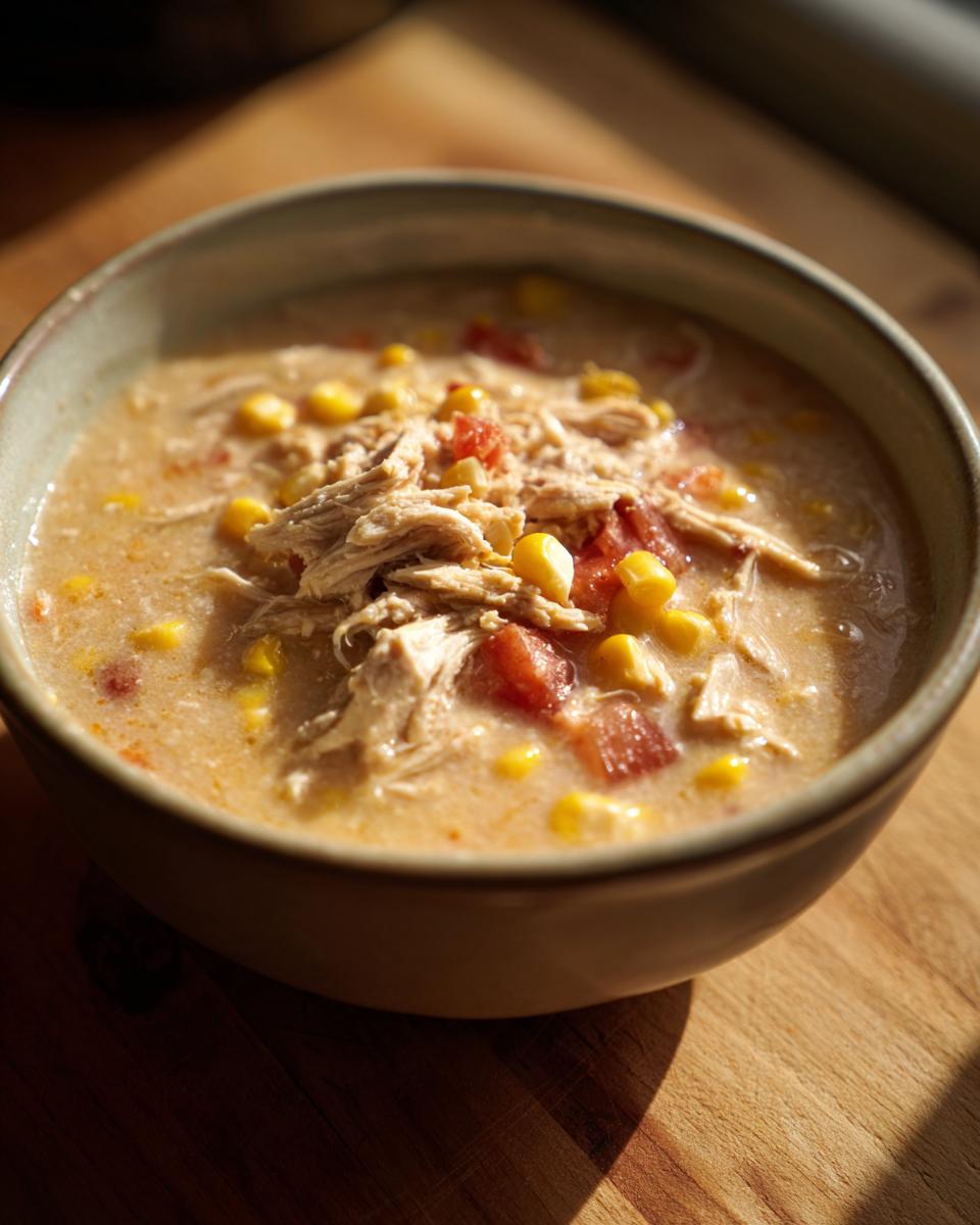 Crockpot Chicken Corn Chowder - detail 3