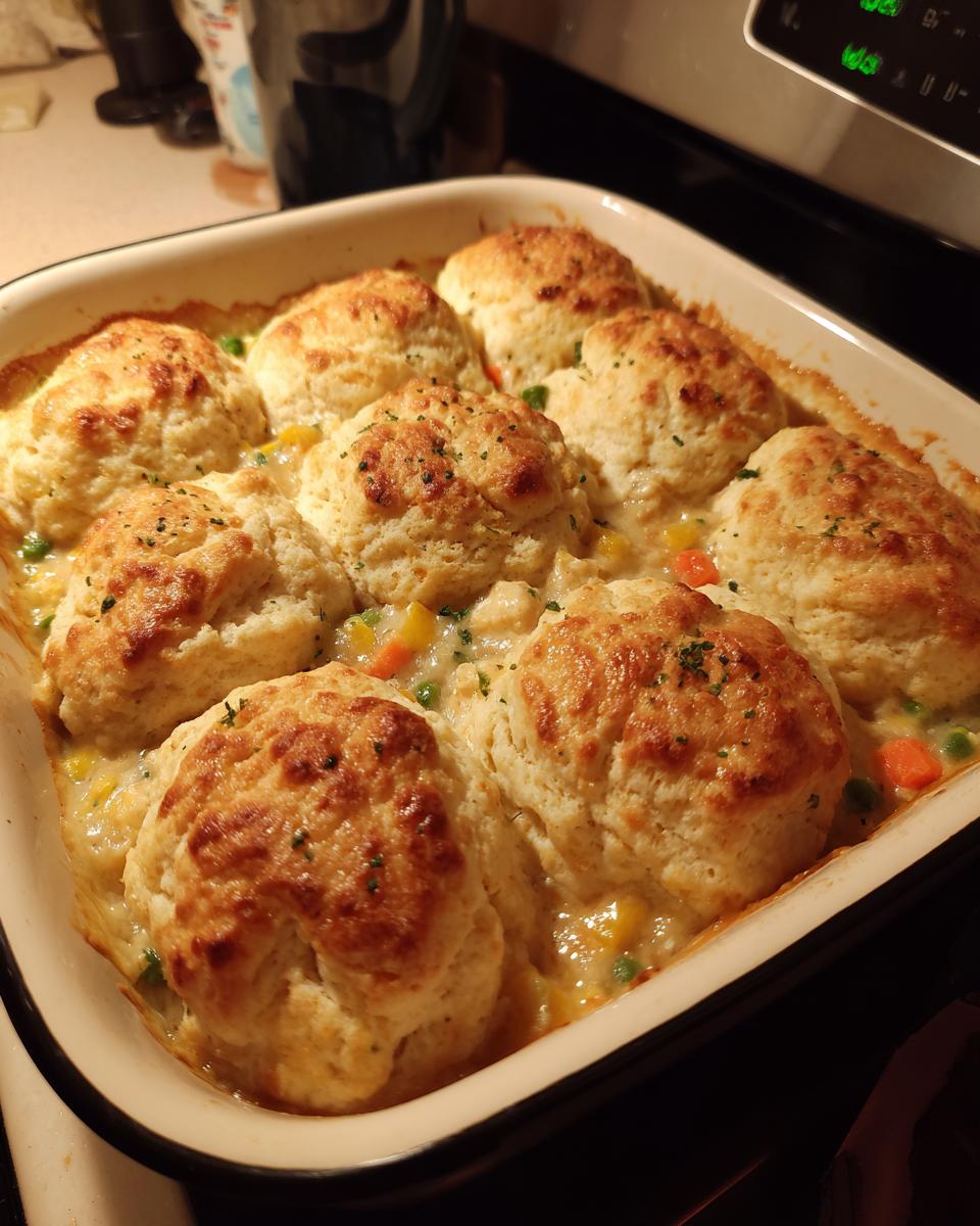 Delicious Chicken Pot Pie 8-Ingredient Winner 4 Delicious Chicken Pot Pie Bubble Up Casserole - detail 1