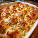 Delicious Chicken Pot Pie Bubble Up Casserole